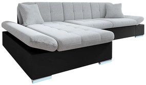 Γωνιακός Καναπές Comfivo 200, Λειτουργία ύπνου, Αποθηκευτικός χώρος, 278x161x75cm, 134 kg, Πόδια: Πλαστική ύλη | Epipla1.gr