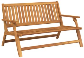 vidaXL Παγκάκι Κήπου 122.5x77x74 εκ. Μασίφ ξύλο ακακίας