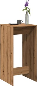vidaXL Τραπέζι Μπαρ Αρτισιανή Δρυς 51x50x103,5 εκ. Επεξ. Ξύλο