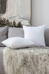 Stewehome Σετ 4 μαξιλαροθήκες με γέμιση σιλικόνης 100% βαμβακερές 40x40 cm