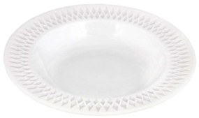 Πιάτο Βαθύ Diamante PRPW430002 Φ23cm White Oriana Ferelli® Porcelain