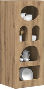 vidaXL Πλαϊνό γραφείο Artisan Oak 40 x 35 x 100,5 εκ