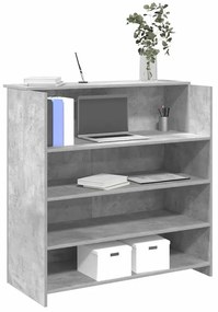 vidaXL Γραφείο υποδοχής 100x50x103,5 εκ. Επεξεργασμένο Ξύλο