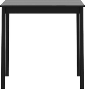 vidaXL Τραπέζι Μπαρ Μαύρο 115 x 55 x 107 εκ. από MDF