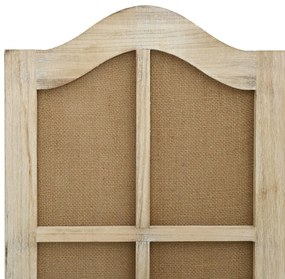 vidaXL Διαχωριστικό Δωματίου με 4 Πάνελ Καφέ 140x165 εκ. από Ύφασμα