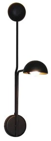 Φωτιστικό Τοίχου - Απλίκα HL-3533-2 77-3861 Alison Black  Homelighting Metal