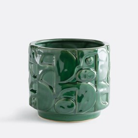 Κασπώ από ανάγλυφο κεραμικό, διαμέτρου 21 εκ., KYRIA