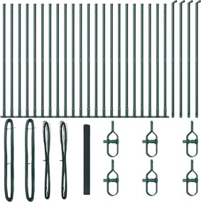 vidaXL Στύλος Περιφράξεων Πράσινο