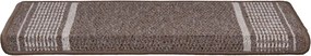 vidaXL Αυτοκόλλητα Ματ Σκαλοπατιών 15 τμχ. 65 x 21 x 4 cm