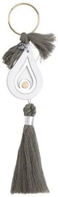 Beauty Home ΚΡΕΜΑΣΤΟ ΚΕΡΑΜΙΚΟ ΔΑΚΡΥ ΜΕ PLEXI GLASS MATI ΑΣΗΜΙ ΠΡΑΣΙΝΟ ΕΥΚΑΛΥΠΤΟΥ