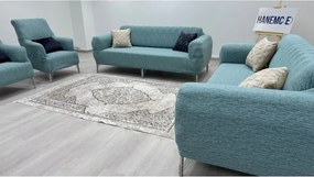 Stewehome Σετ καλύμματα καναπέ από πολυεστέρα και βαμβάκι με ριγέ σχέδιο 180x230 cm