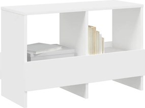 vidaXL Ράφι Περιοδικών Λευκό 68,5 x 30 x 45 εκ.