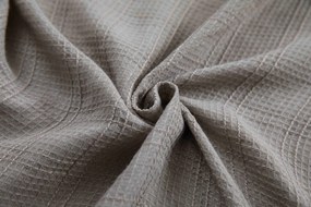 Κουρτίνα Με Τρέσα Ημιδιάφανη 270x280cm Καφέ 6779-4