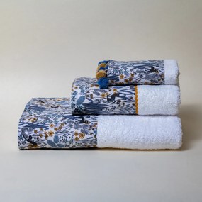 Πετσέτα Προσώπου (50x100) White Fabric Marina White 600gsm