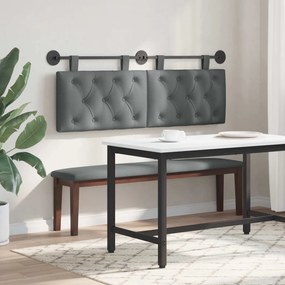 vidaXL Κρεμαστό Κεφαλάρι Σκούρο Γκρι Ύφασμα