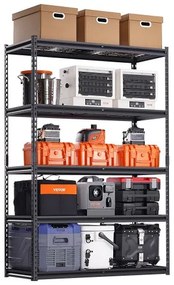 VEVOR Storage Shelves 5 Tier Adjustable Heavy Duty Garage Shelving Unit 3000 lbs