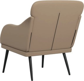 vidaXL Πολυθρόνα Cappuccino 63x76x80 εκ. από Συνθετικό Δέρμα