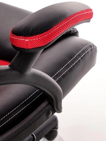 ΚΑΡΕΚΛΑ ΓΡΑΦΕΙΟΥ / GAMER CAIN ΜΑΥΡΟ / ΓΚΡΙ 62x63x108-117cm