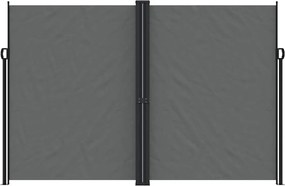 vidaXL Σκίαστρο Πλαϊνό Συρόμενο Ανθρακί 220 x 1000 εκ.