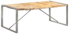 vidaXL Τραπεζαρία 200 x 100 x 75 εκ. από Μασίφ Ακατέργαστο Ξύλο Μάνγκο