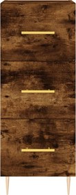 vidaXL Ντουλάπι Καπνιστή δρυς 34,5x34x180 εκ. από Επεξεργασμένο Ξύλο