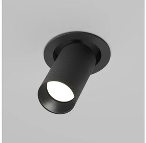 Χωνευτό Σποτ Φωτιστικό Οροφής 1xGU10 Μαύρο Downlight Artisan C081CL-01-GU10-B Maytoni C081CL-01-GU10-B