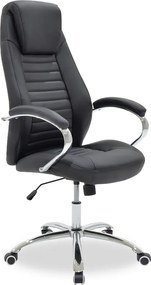 Καρέκλα γραφείου διευθυντή Sonar pakoworld pu μαύρο