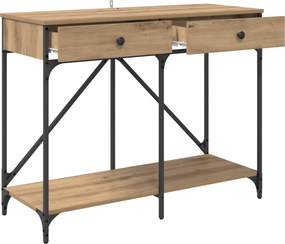 vidaXL Τραπέζι κονσόλας Artisan Oak 100 x 39 x 78,5 εκ