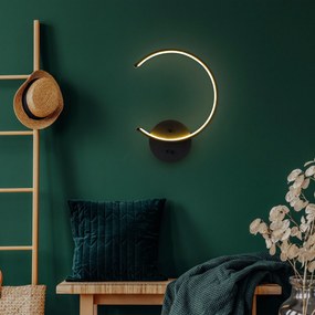 Wall Lamp Moon - 13328 Black