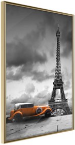 Αφίσα - Under the Eiffel Tower - 40x60 - Χρυσό - Χωρίς πασπαρτού