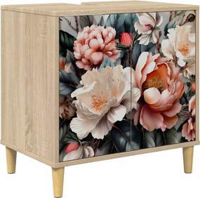 vidaXL Ντουλάπι Μπάνιου BORNE Sonoma 60 x 40 x 60 εκ