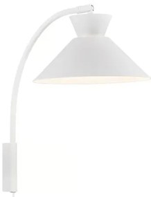 Απλίκα Φωτιστικό Τοίχου E27 40W IP20 Dial Nordlux-2213371001-Λευκό 2213371001