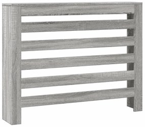 vidaXL Κάλυμμα Καλοριφέρ Γκρι Sonoma 104x20x82εκ Επεξεργασμένο Ξύλο