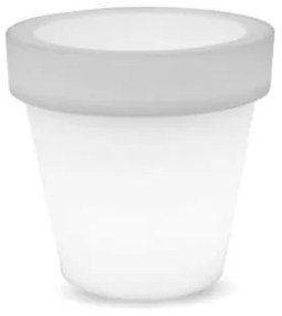 Φωτιζόμενη Γλάστρα E27 IP65 RGBW 6500K Magnolia 45 LUMMG045OFNW New Garden-LUMMG045OFNW-Λευκό LUMMG045OFNW