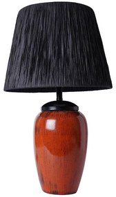 Φωτιστικό Επιτραπέζιο 687HMY2225 Φ33x58cm E27 40W Brown-Black Opviq