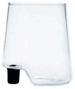 Ποτήρι Νερού Gamba De Vero GV00102 420ml Black-Clear Zafferano Γυαλί