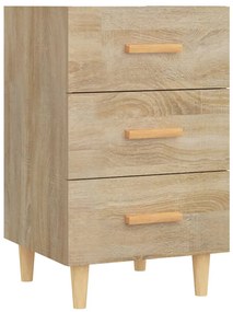vidaXL Κομοδίνο Sonoma Δρυς 40 x 40 x 66 εκ. από Επεξεργασμένο Ξύλο