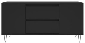 vidaXL Τραπεζάκι Σαλονιού Μαύρο 102x44,5x50 εκ. από Επεξεργασμένο Ξύλο