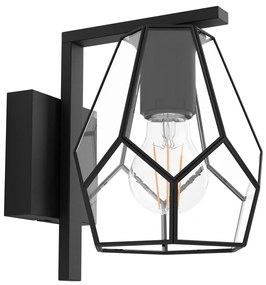 Φωτιστικό Επίτοιχο Eglo 43645 MARDYKE Μαύρο Ματ (Black Mat)