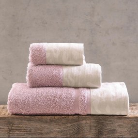 Πετσέτες Oliver Σε Κουτί (Σετ 3τμχ) Beige Ρυθμός Towels Set 70x140cm 100% Βαμβάκι