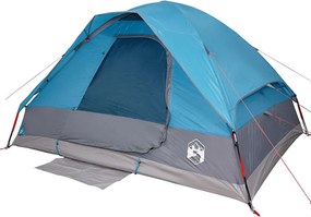 vidaXL Σκηνή Κάμπινγκ 4 Ατόμων Αδιάβροχη Μπλε