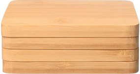 ESTIA ΣΟΥΒΕΡ BAMBOO ESSENTIALS 11x11cm ΜΕ ΘΗΚΗ 5 ΤΕΜ.