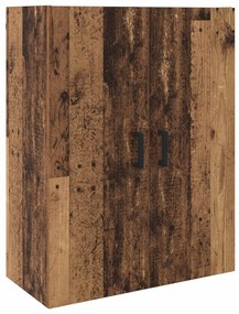 vidaXL Highboard Παλιό Ξύλο 69,5 x 34 x 180 εκ. Επεξεργασμένο ξύλο