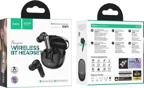 Wireless Hands Free Hoco EQ11 Pacifico TWS V5.3 400mAh Μαύρο
