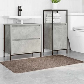 vidaXL Αντιολισθητικό μαξιλάρι μπάνιου Καφέ 70 x 120 cm PP