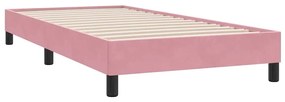 BOX SPRING ΚΡΕΒΑΤΙ ΜΕ ΣΤΡΩΜΑ ΡΟΖ 80X210 ΕΚ. ΒΕΛΟΥΔΙΝΟ 3316766