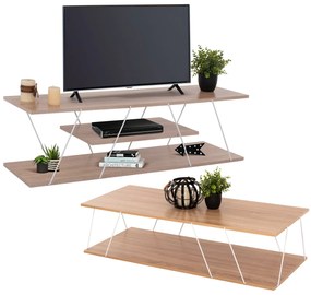 ΣΥΝΘΕΣΗ ΣΑΛΟΝΙΟΥ 2ΤΜΧ TARS HM11771.14 ΜΕΛΑΜΙΝΗ-ΜΕΤΑΛΛΟ SONAMA-ΛΕΥΚΟ