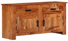 vidaXL Πλαϊνό γραφείο Καφέ 100 x 30 x 50 cm Μασίφ ξύλο ακακίας