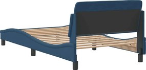 vidaXL Σκελετός Κρεβατιού με Κεφαλάρι Dover 100x200 εκ. Ύφασμα