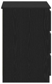 vidaXL Γραφείο Μαύρη δρυς 140 x 50 x 76 εκ. Επεξεργασμένο ξύλο